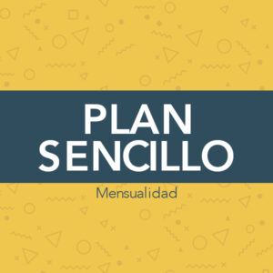 Plan mensual sencillo