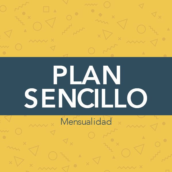 Plan mensual sencillo