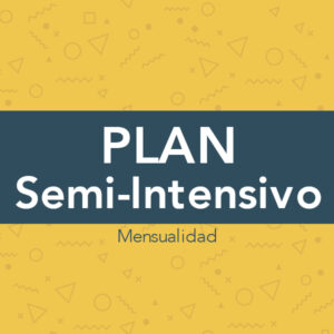 Plan mensual semi intensivo